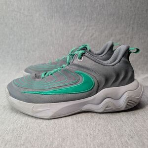 Nike Giannis Immortality 4 Sneakers Youth 6Y Gray Green Basketball Shoes